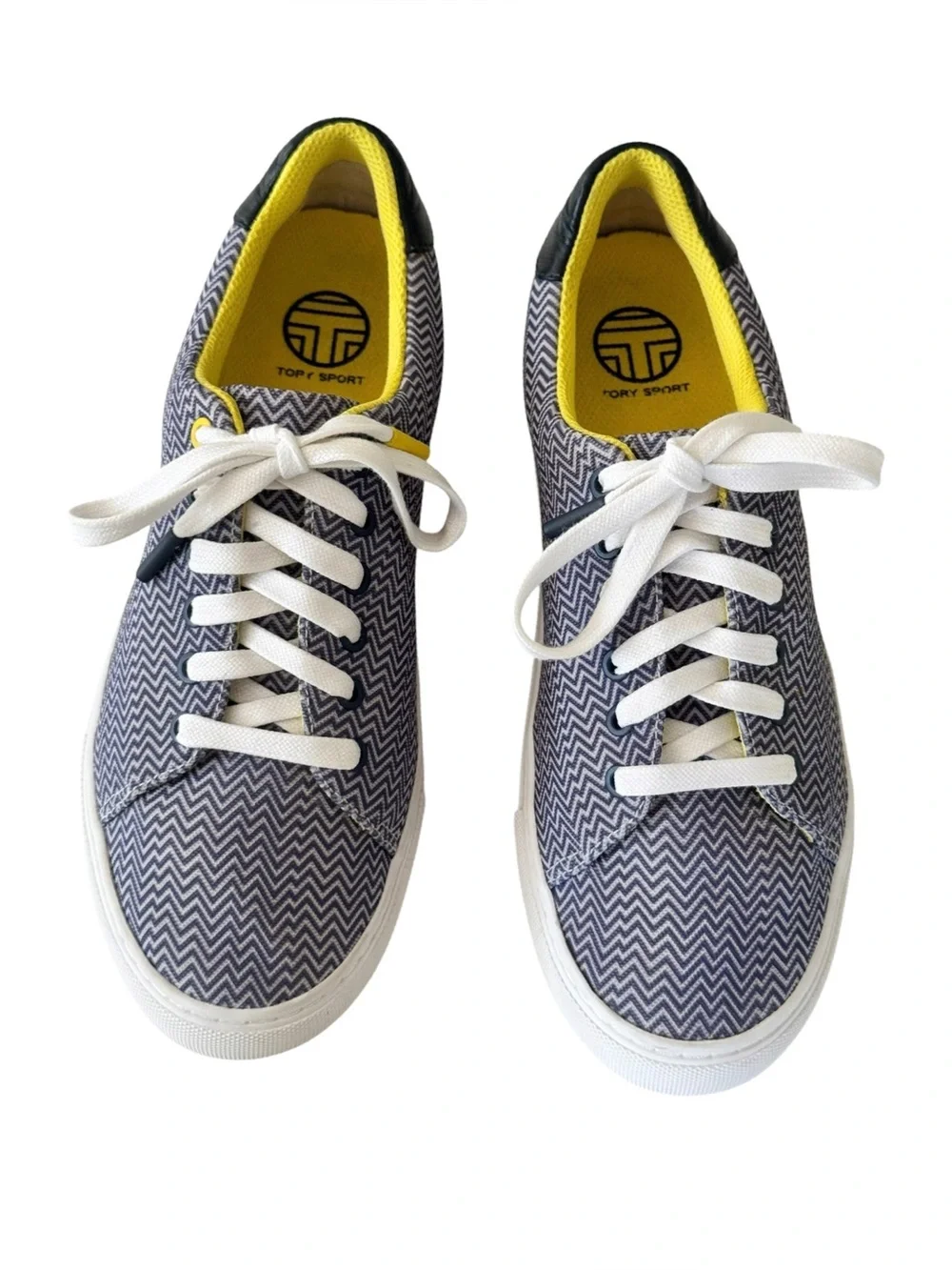 Tory Sport Herringbone Low Rise Sneakers Size 8